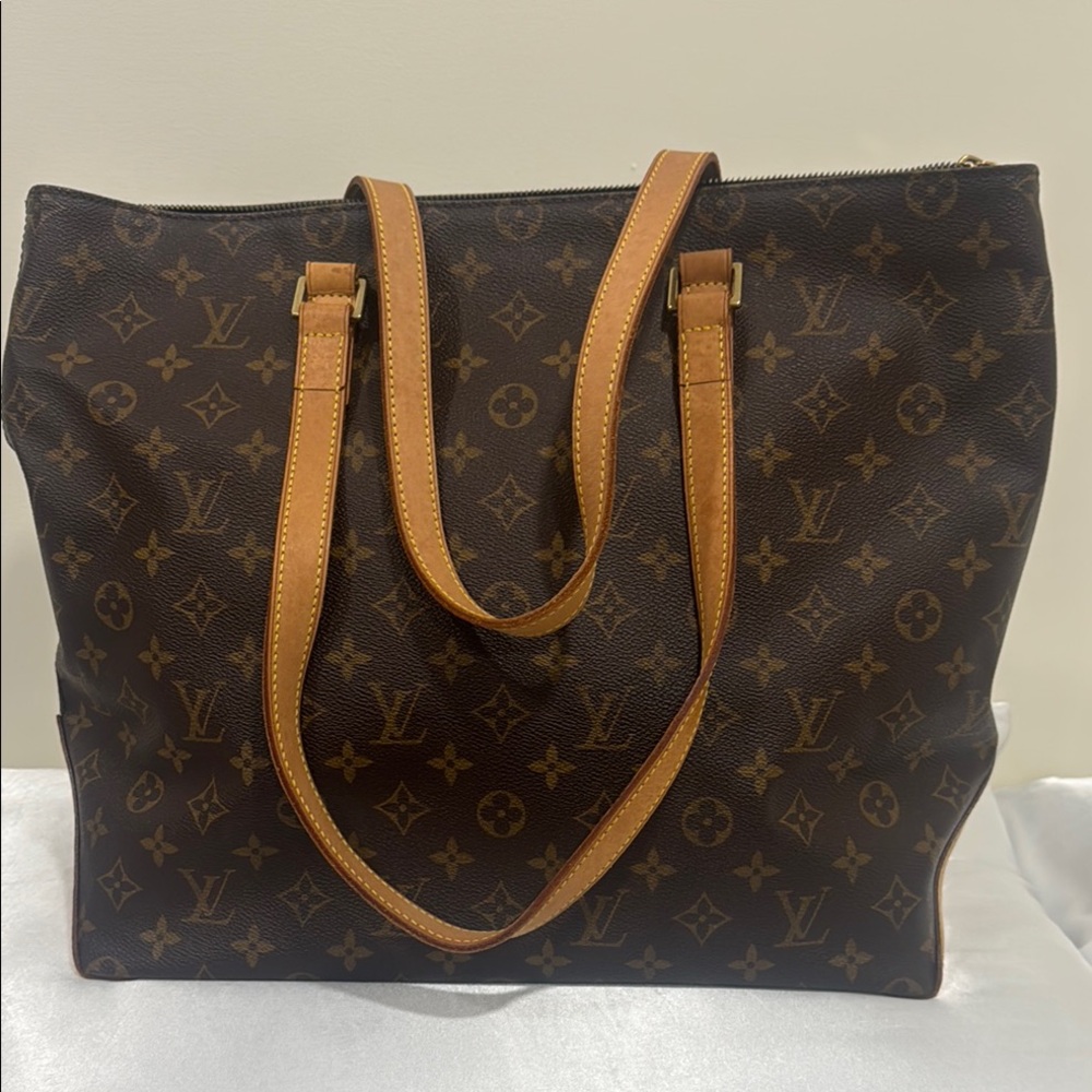 Louis Vuitton Brown Monogram Tote Bag